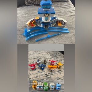 Super Wings Planes, Airport, & Crew Toys Bundle Set TV Show Figures Vehicles Kid